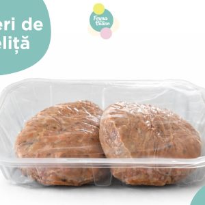 Doi burgeri de prepeliță ambalați